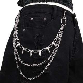 Men'S Accessories For Jeans - โซ่คาดเอวสไตล์ฮิปฮอป พังก์ร็อก เมทัล สำหรับกางเกง กระเป๋าเงิน ของตกแต่งกางเกงยีนส์