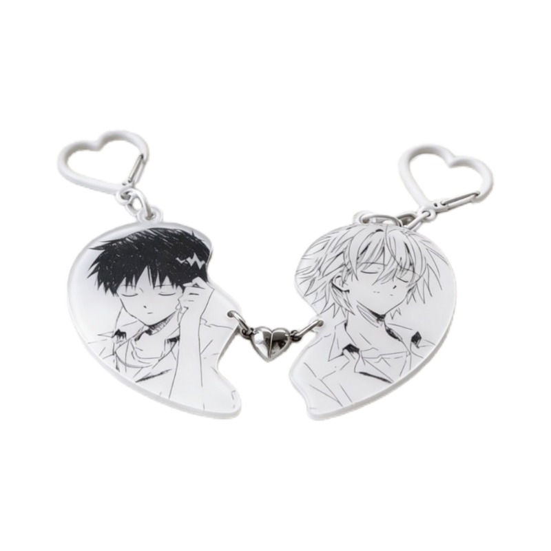Men Keychain Accessories - พวงกุญแจอะคริลิกใสลายอนิเมะ Evangelion สไตล์นีออนน่ารัก รุ่นคลาสสิค ของสะสม ของตกแต่งกระเป๋า