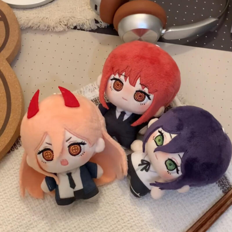 Men Keychain Accessories - ตุ๊กตาอนิเมะ Chainsaw Man ขนาด 10 ซม.