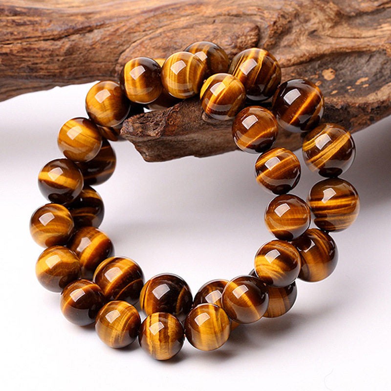 Men Accessories Ethnic - Diffone หินธรรมชาติสร้อยข้อมือสําหรับ Man 10mm Volcanic Picasso