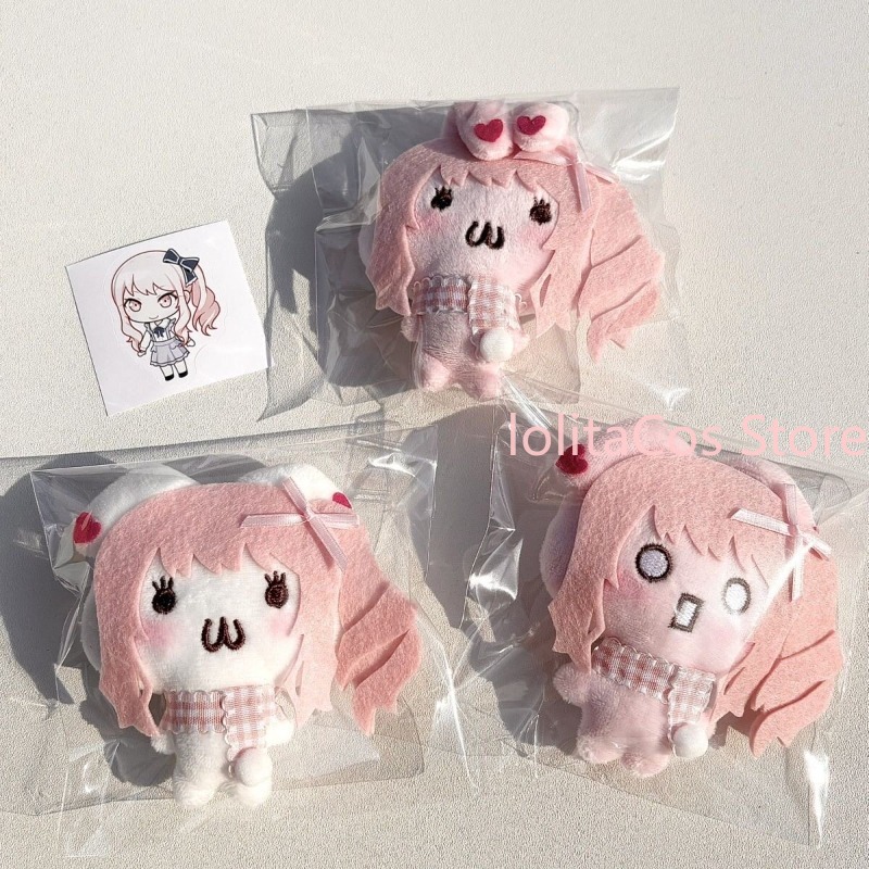 Men Keychain Accessories - อะนิเมะ PJSK โปรเจ็กต์เซไค มิซึกิ อาคิยามะตุ๊กตากระต่ายน่ารักพวงกุญแจจี้กระเป๋าแฮนด์เมดตุ๊กตาของเล่นสีชมพูสาวของขวัญวันเกิด