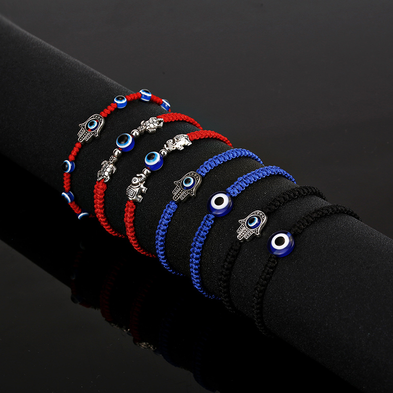Men Accessories Ethnic - Noter สร้อยข้อมือผู้ชายปรับ Fatima สร้อยข้อมือ Evil Eye
