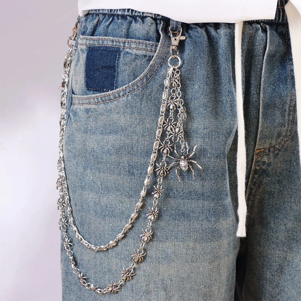 เข็มขัดยีนส์สไตล์พังก์แบบสองชั - Men'S Accessories For Jeans บทวิจารณ์และราคา