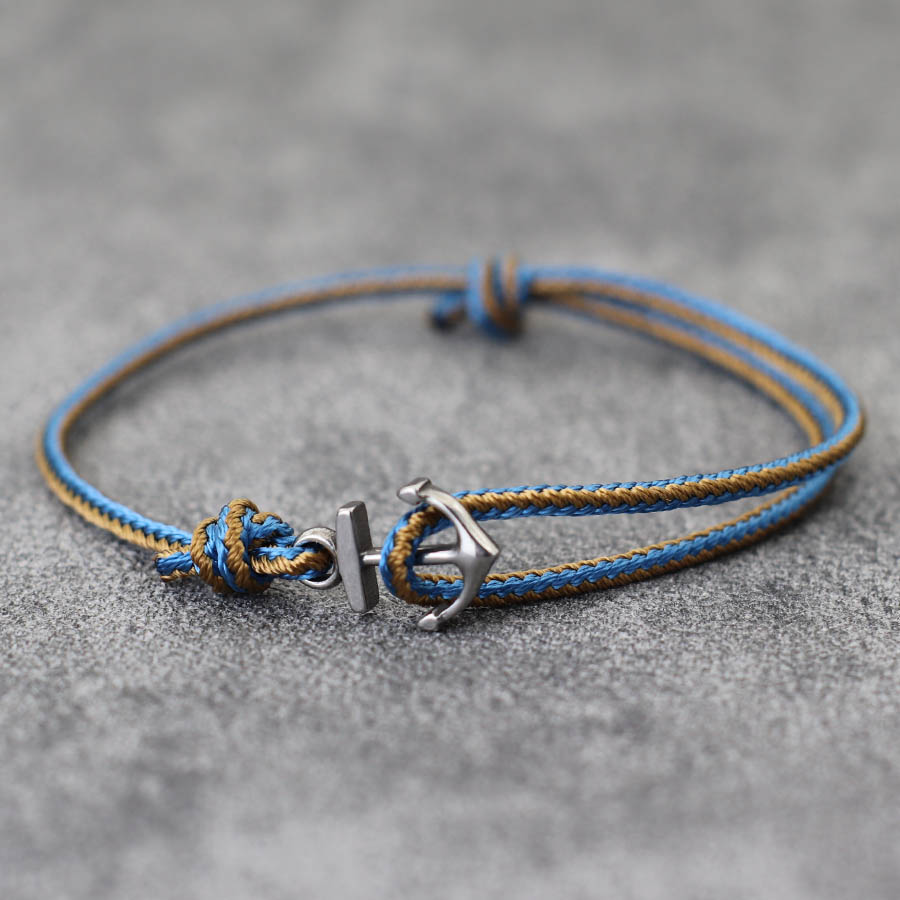 Minimalist Anchor สร้อยข้อมือเ - Men Accessories Ethnic บทวิจารณ์และราคา