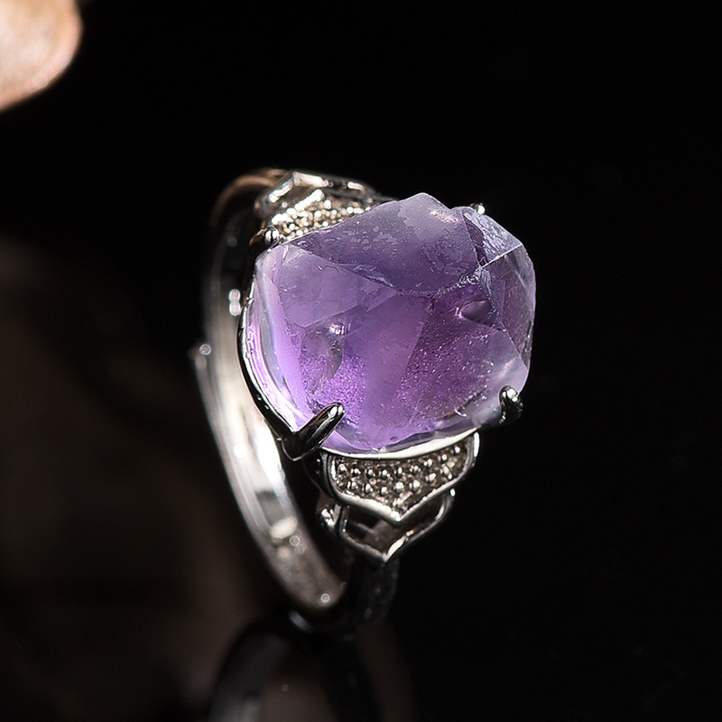 ธรรมชาติ Amethyst Hand แกะสลัก - Men'S Accessories Hand Bands บทวิจารณ์และราคา