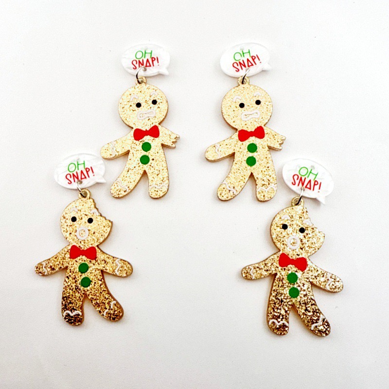 จี้รูปคนขนมปังขิงน่ารัก 10 ชิ้ - Men Keychain Accessories บทวิจารณ์และราคา