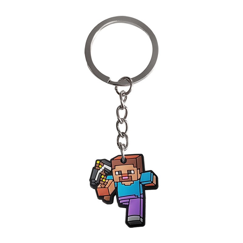 พวงกุญแจเกม Minecraft สุดฮิต 1 - Men Keychain Accessories บทวิจารณ์และราคา