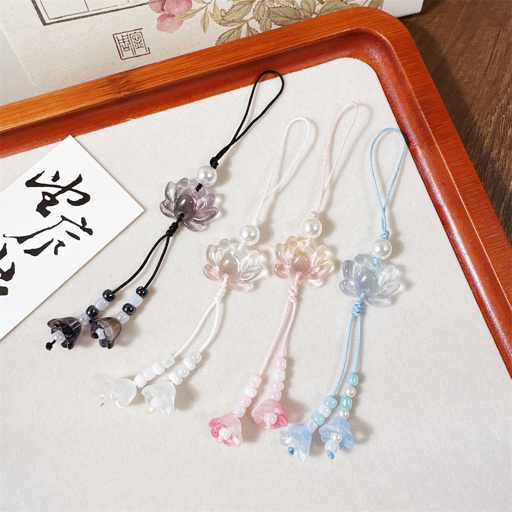 พวงกุญแจลูกปัดลายดอกบัวสไตล์จี - Men Accessories Ethnic บทวิจารณ์และราคา