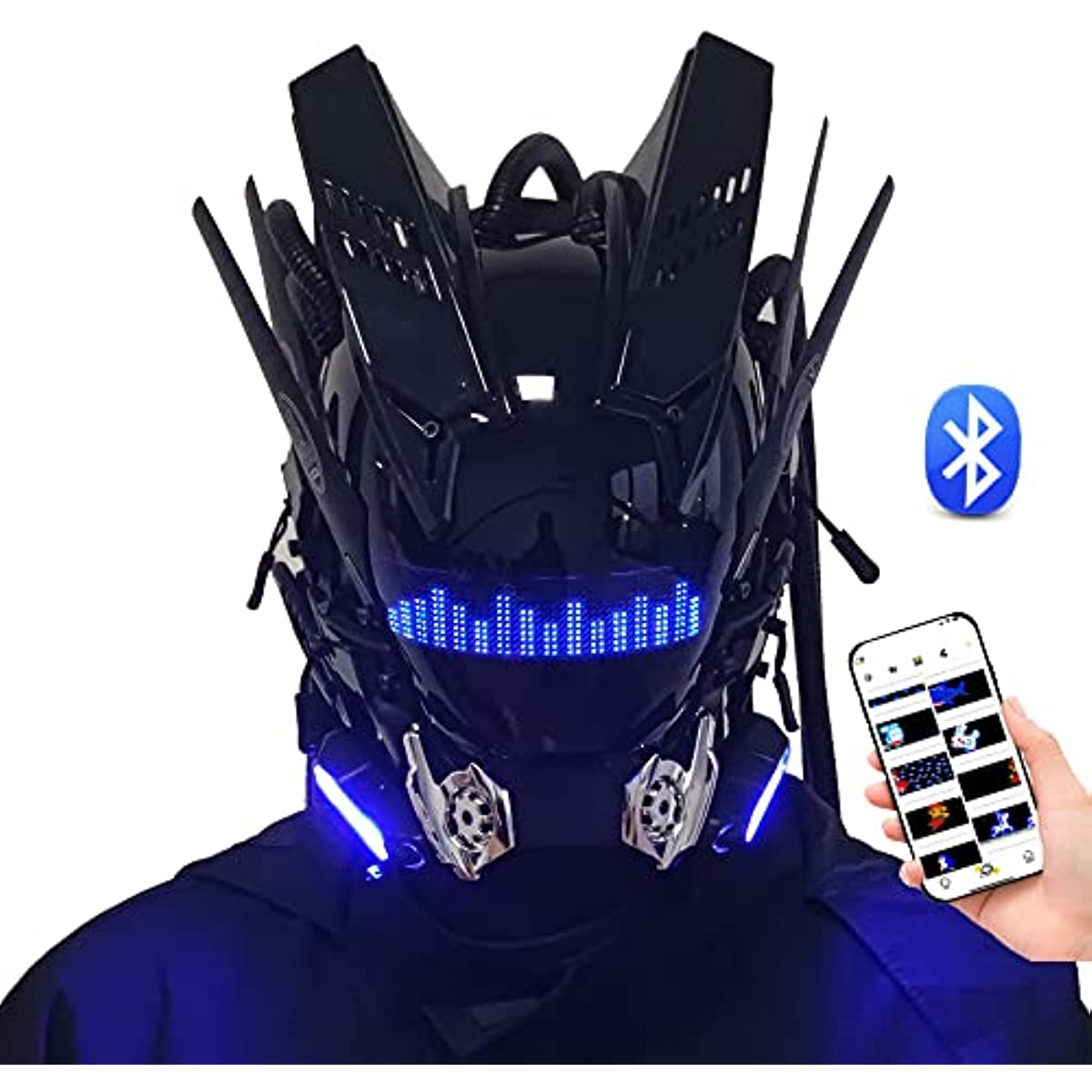 หน้ากากไซเบอร์พังค์สำหรับผู้ชา - Men Accessories App บทวิจารณ์และราคา