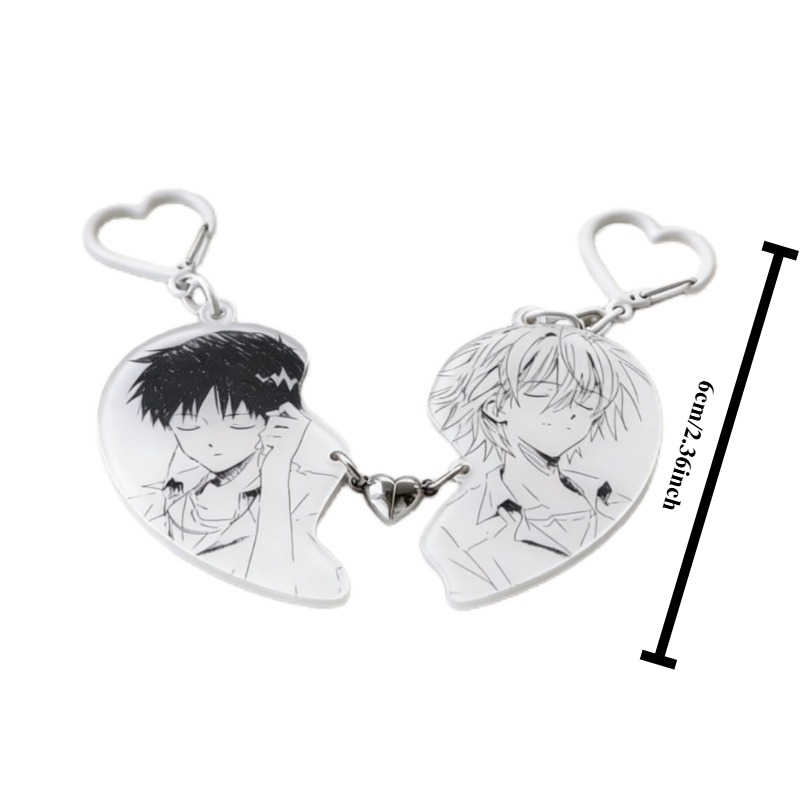 พวงกุญแจอะคริลิกใสลายอนิเมะ Ev - Men Keychain Accessories บทวิจารณ์และราคา