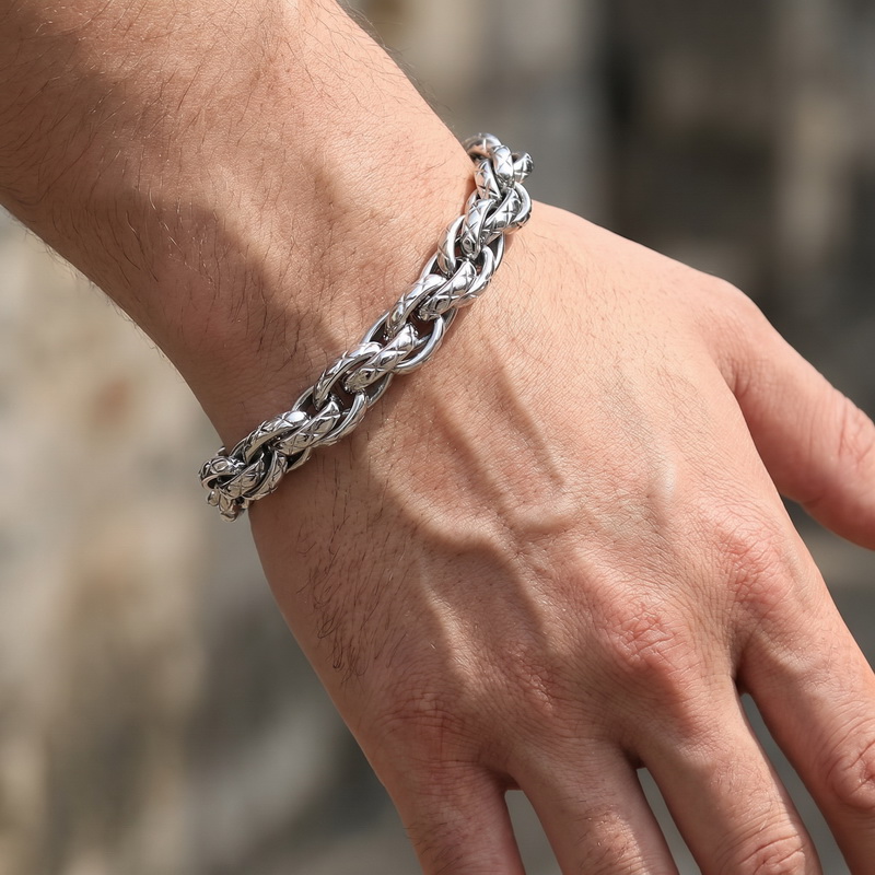 สร้อยข้อมือคิวบันแบบหนา 11 มม. - X Men Accessories บทวิจารณ์และราคา