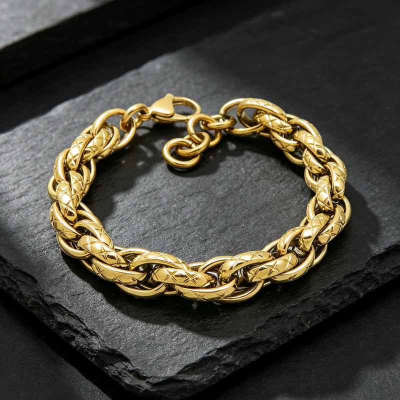 สร้อยข้อมือคิวบันแบบหนา 11 มม. - X Men Accessories บทวิจารณ์และราคา